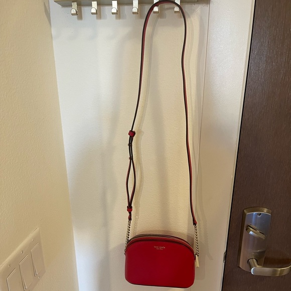 COPY - kate spade small dome crossbody red - Picture 3 of 6